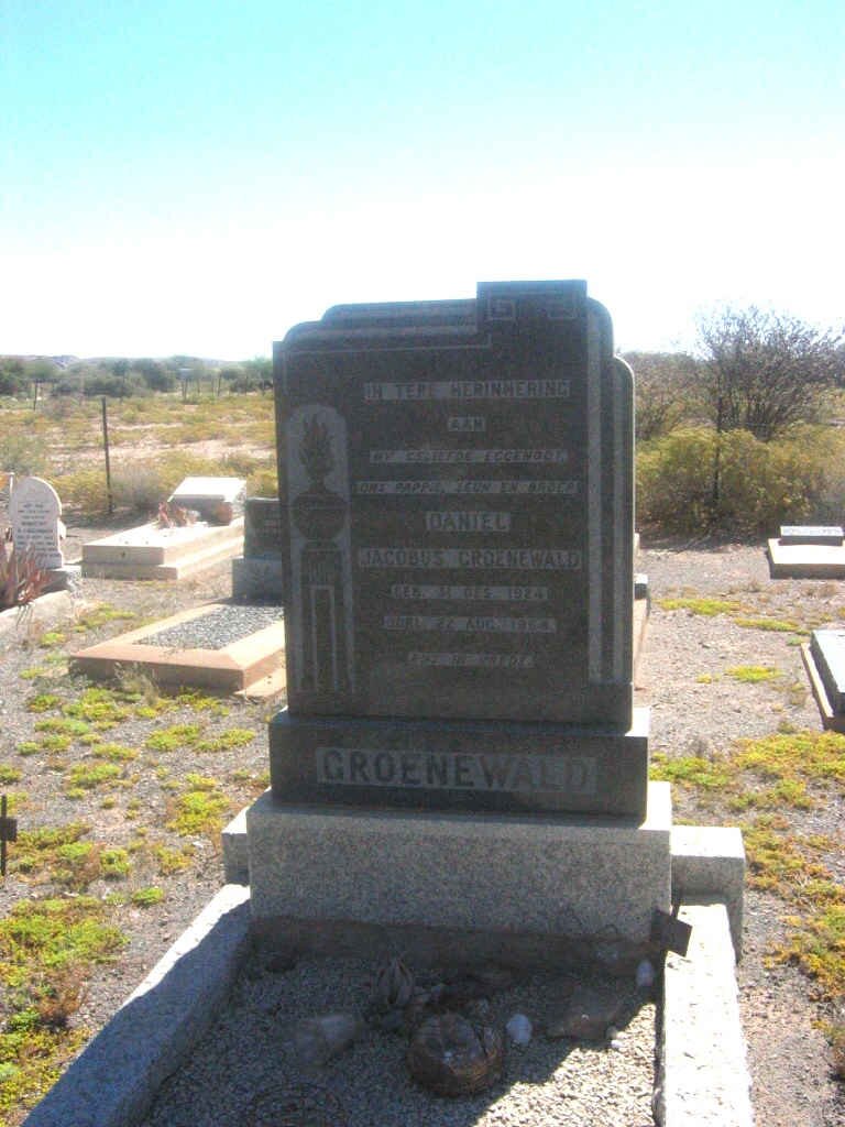 GROENEWALD Daniel Jacobus 1924-1954