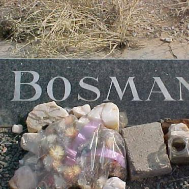 BOSMAN Jacobus Johannes 1908-1992 &amp; Eleonora Elizabeth 1905-1991