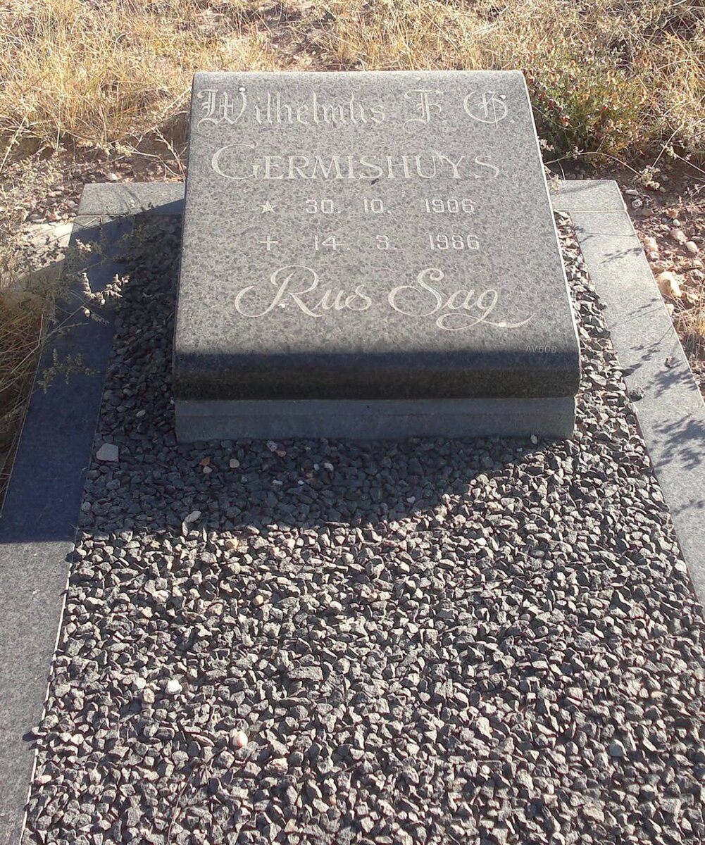 GERMISHUYS Wilhelmus F.G. 1906-1986