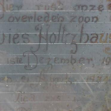 HOLTZHAUZEN Lewies 1933-1934