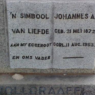 VOLLGRAAFF Johannes A. 1872-1953 &amp; Martha Elizabeth 1976-1968