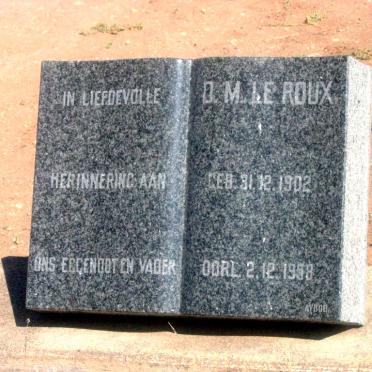 ROUX D.M., le 1902-1958