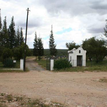 2. View from street of entrance to Griekwastad Cemetery