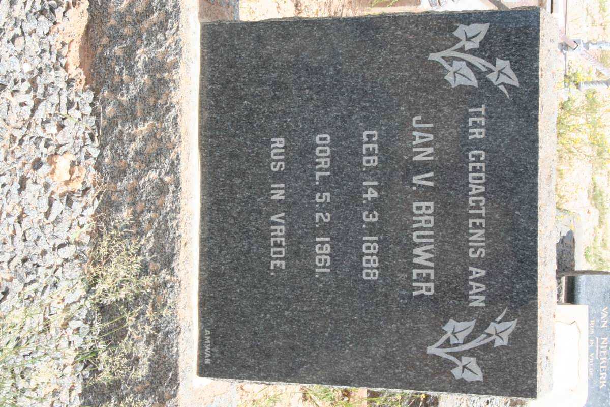 BRUWER Jan V. 1888-1961