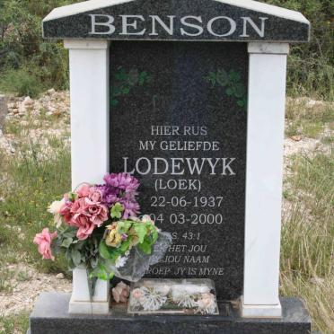 BENSON Lodewyk 1937-2000