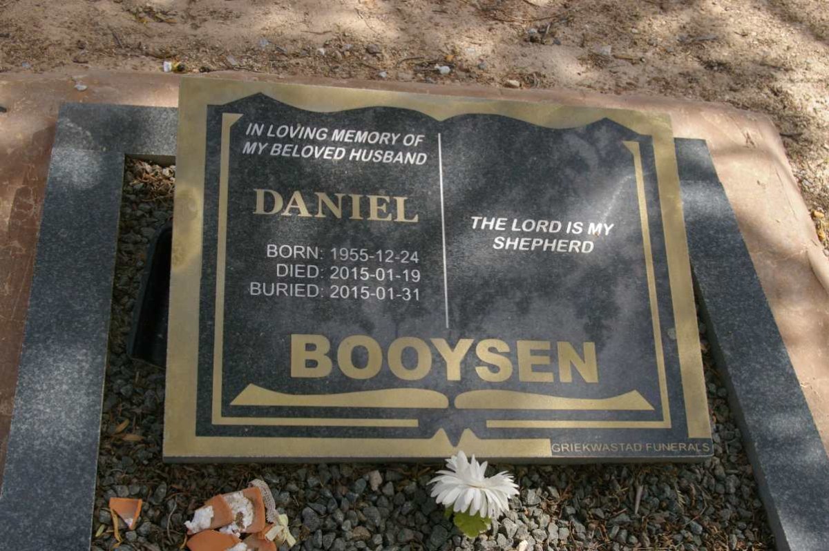 BOOYSEN Daniel 1955-2015