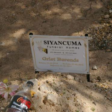 BARENDS Griet 1958-2014