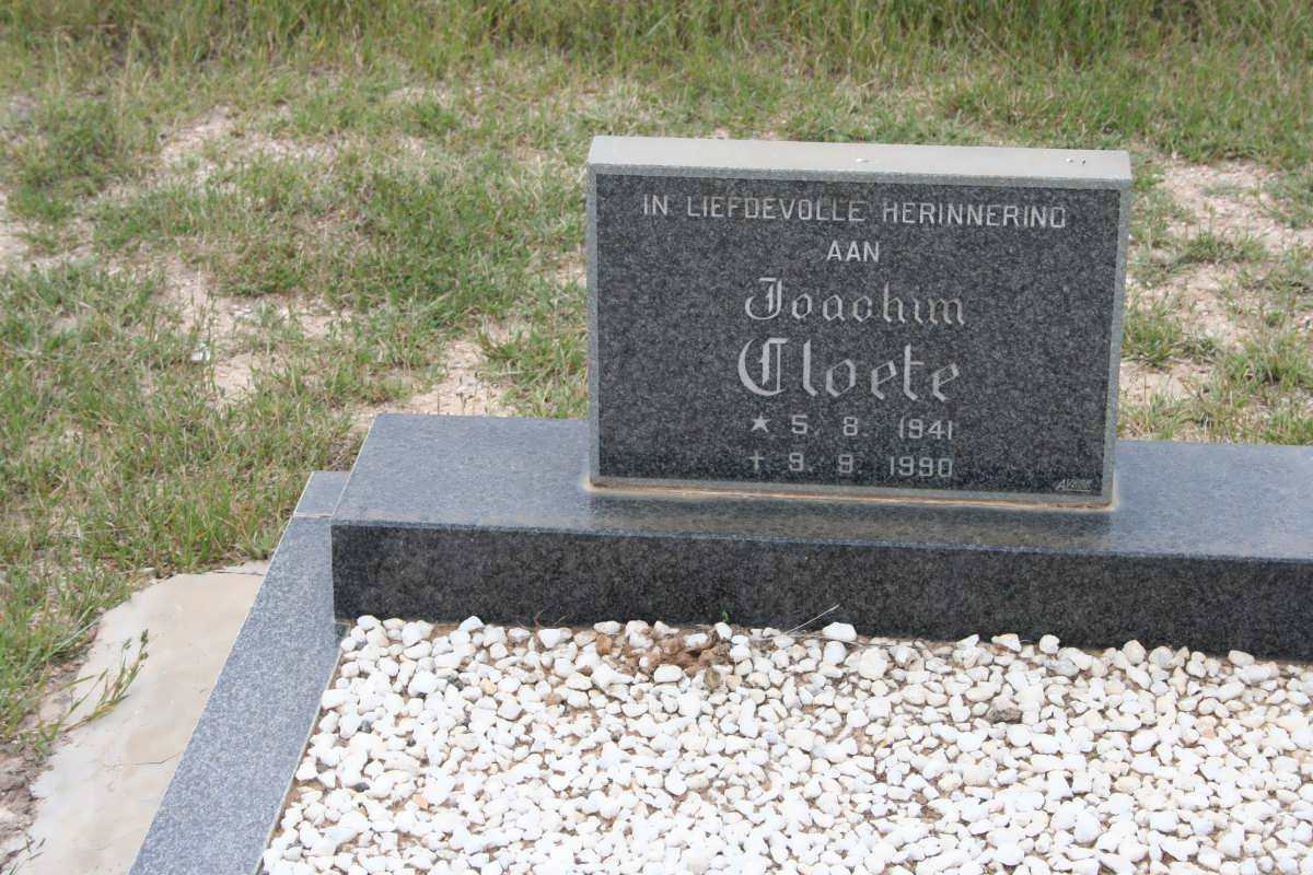 CLOETE Joachim 1941-1990