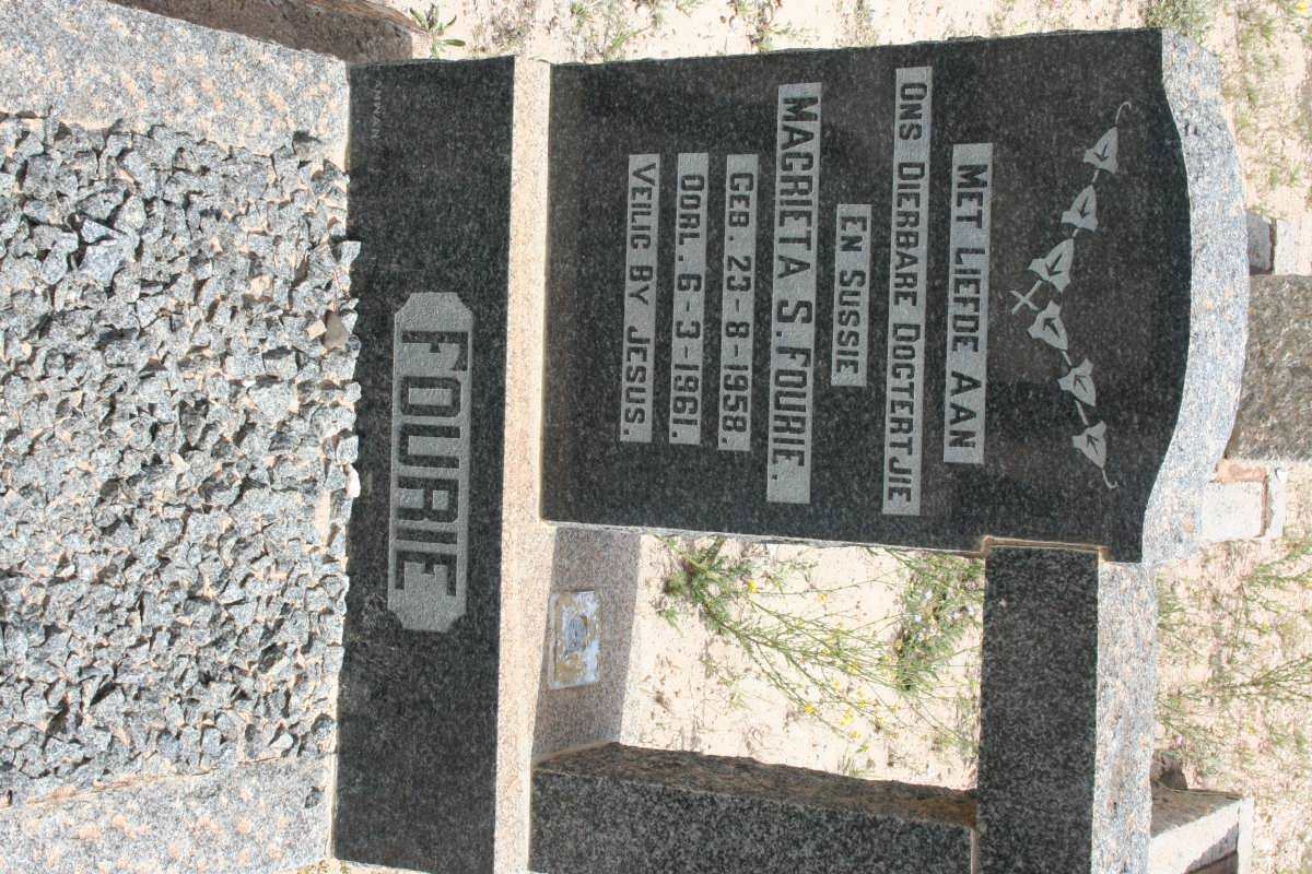 FOURIE Magrieta S. 1958-1961