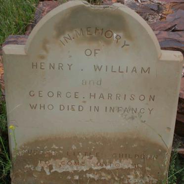 HARRISON Henry :: HARRISON William :: HARRISON George