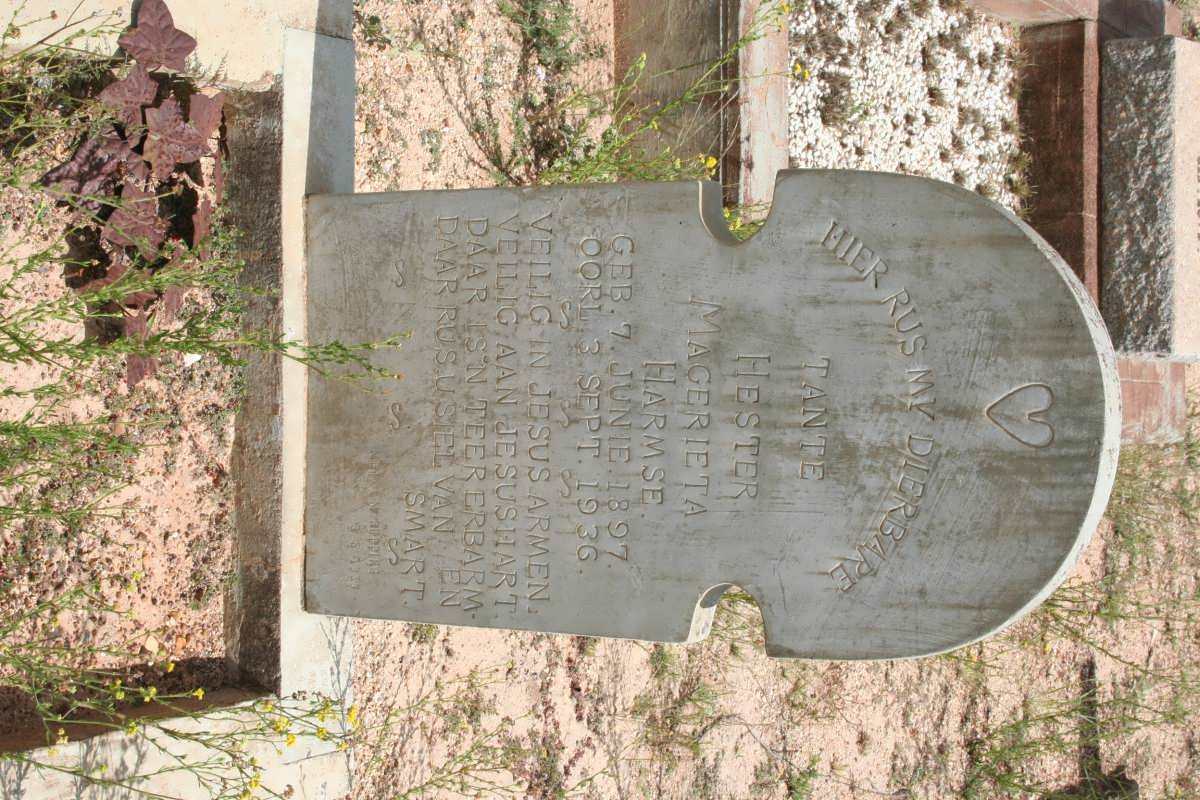 HARMSE Hester Magerieta 1897-1936