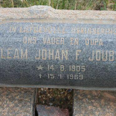 JOUBERT Gileam Johan F. 1905-1969
