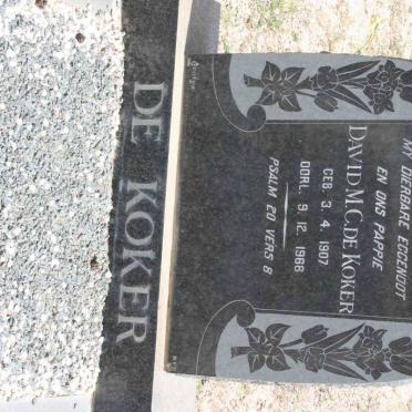 KOKER David M.C., de 1907-1968