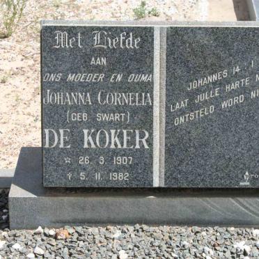 KOKER Johanna Cornelia, de nee SWART 1907-1982