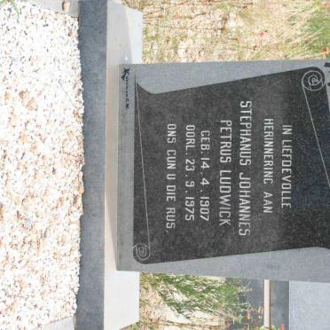 LUDWICK Stephanus Johannes Petrus 1907-1975