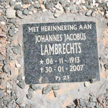 LAMBRECHTS Johannes Jacobus 1913-2007