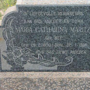 MARITZ Maria Catharina nee NEL 1890-1964