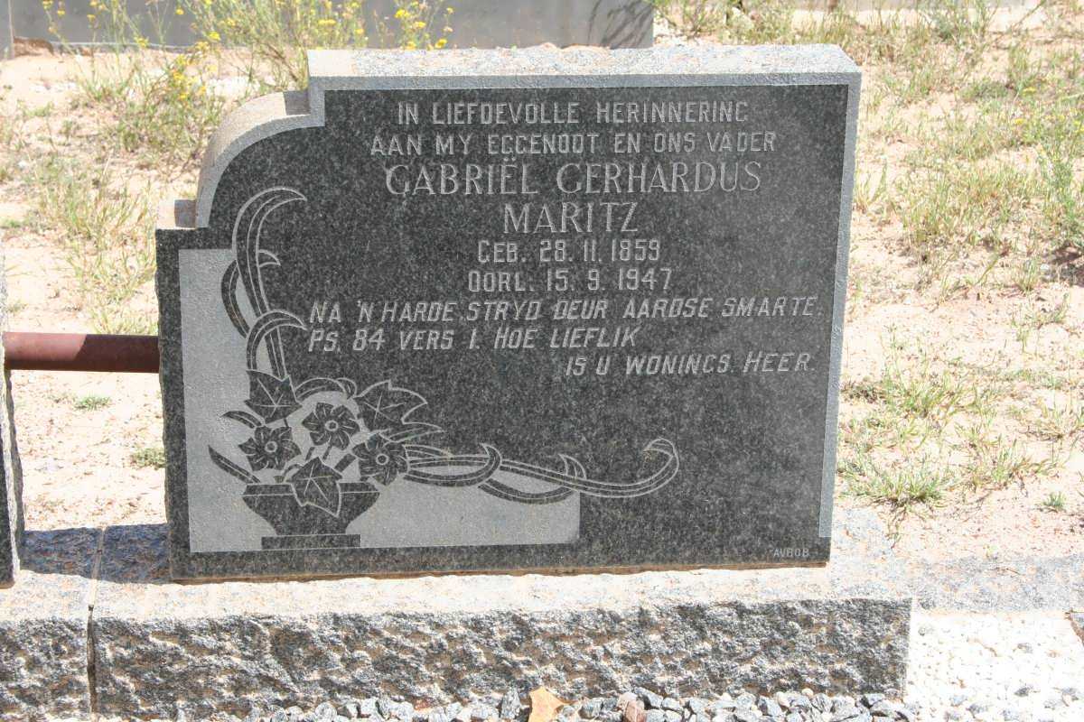 MARITZ Gabriel Gerhardus 1859-1947