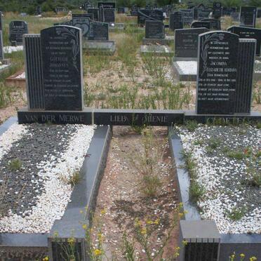 MERWE Gottlieb Johannes, v.d. 1904-1956 &amp; Jacomina Elizabeth Adriana CLOETE nee VERMEULEN 1906-1980