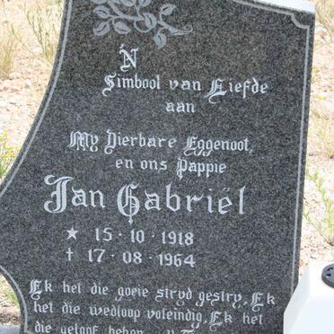 PLESSIS Jan Gabriel, du 1918-1964