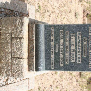 ROUX Margaretha E., le 1867-1936