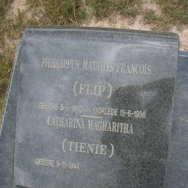 STRYDOM Phillippus Matthys Francois 1940-1998 &amp; Catharina Magharita 1944