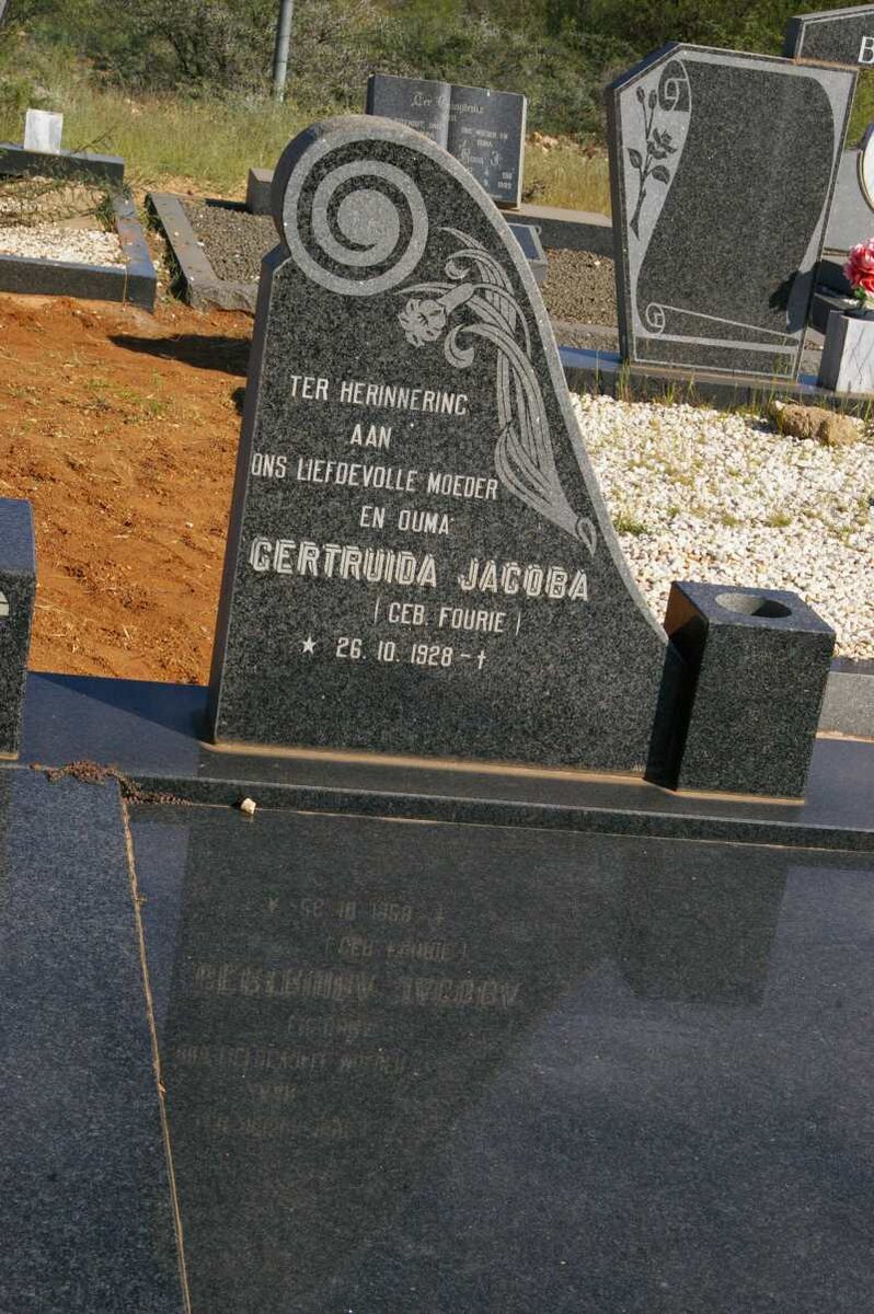 TOIT Frederick, du 1921-1979 &amp; Gertruida Jacoba FOURIE 1928-