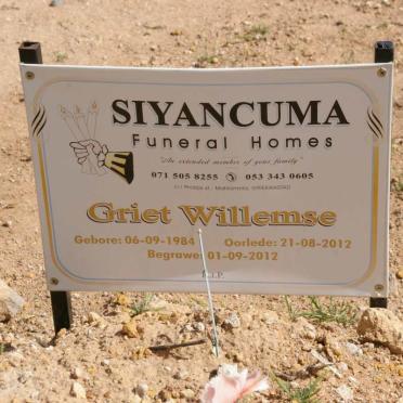 WILLEMSE Griet 1984-2012