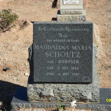 SCHOLTZ Magdalena Maria nee BOOYSEN 1882-1967