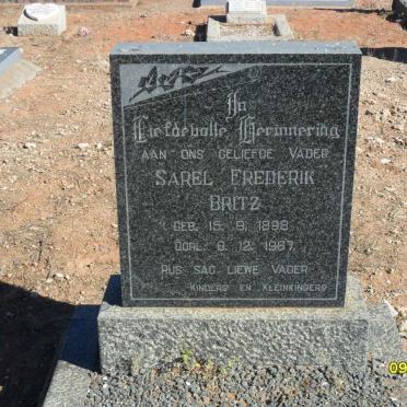 BRITZ Sarel Frederik 1898-1967