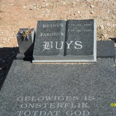 BUYS Petrus Jacobus 1940-2004