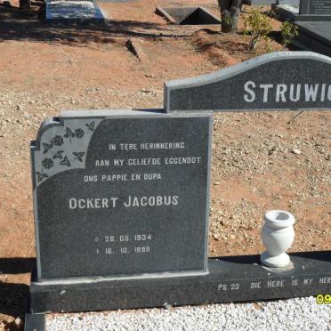 STRUWIG Ockert Jacobus 1934-1999