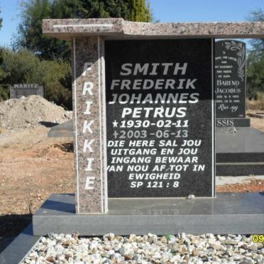 SMITH Frederik Johannes Petrus 1930-2003