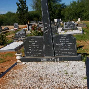 AUGUSTYN Jan Abraham 1885-1974 &amp; Margaretha Hendrina 1892-1972 :: AUGUSTYN Maria Wilhelmina 1927-1999
