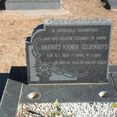 GELDENHUYS Andries Kiener 1926-1959