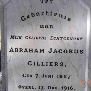 CILLIERS Abraham Jacobus 1857-1916