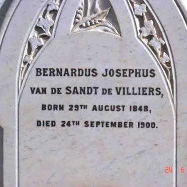 VILLIERS Bernardus Josephus van de Sandt, de 1848-1900_2