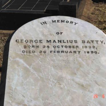 BATTY George Manlius 1833-1896