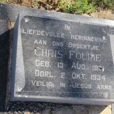FOURIE Chris 1931-1934