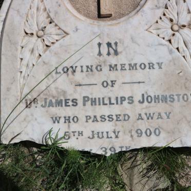 JOHNSTON James Phillips -1900