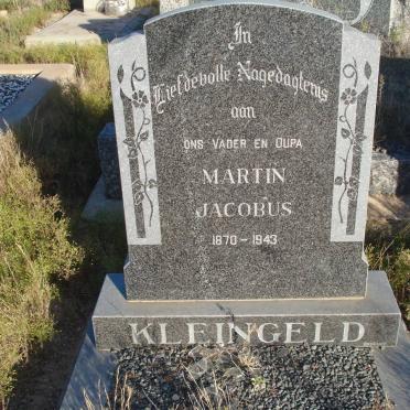 KLEINGELD Martin Jacobus 1870-1943