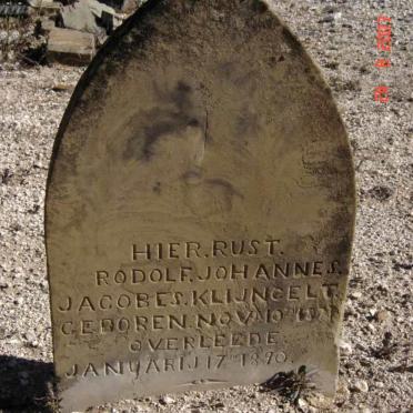 KLEINGELD Rodolf Johannes Jacobus 1871-1890