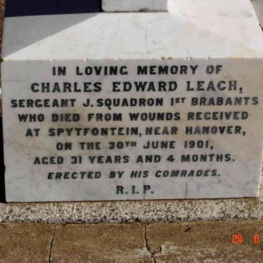 LEACH Charles Edward -1901