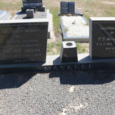 MASKELL Wilfred Joseph 1894-1976 &amp; P.S. V. NIEKERK 1903-1992