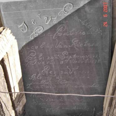 NIEKERK Gert Gabriel Jacobus, van 1893-1895