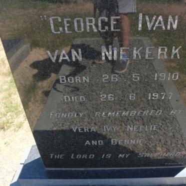 NIEKERK George Ivan, van 1910-1977