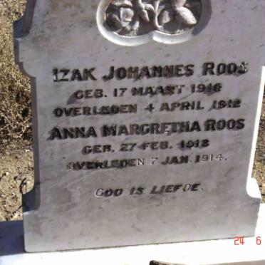 ROOS Izak Johannes 1910-1912 :: ROOS Anna Margretha 1913-1914