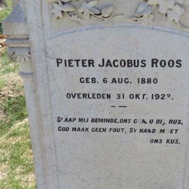 ROOS Pieter Jacobus 1880-1923