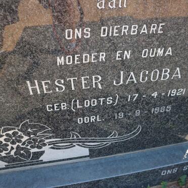 SMIT Jacobus Eliza 1915-1983 &amp; Hester Jacoba LOOTS 1921-1985