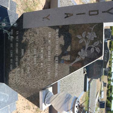 TOIT Lydia Y., du nee KNIPE 1948-1985